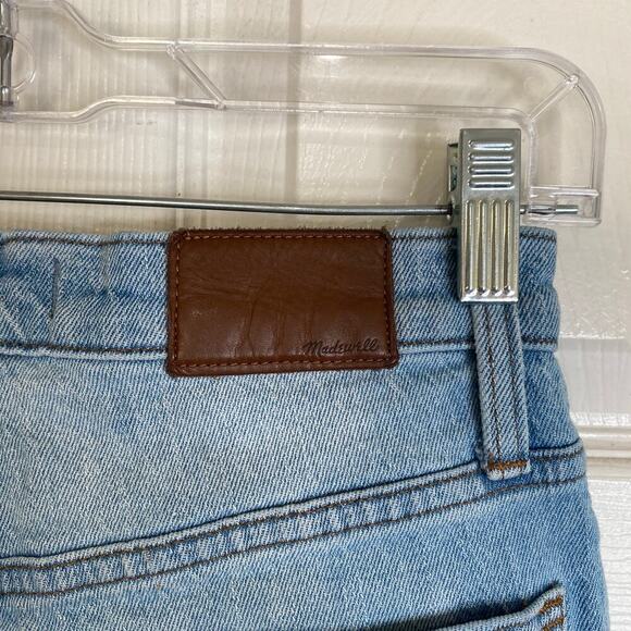 MADEWELL The High-Rise Slim Crop Boyjean Dumas Wash Ripped Edition Size 24 - Picture 9 of 12